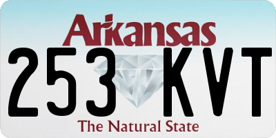 AR license plate 253KVT