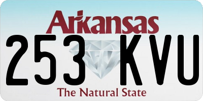 AR license plate 253KVU