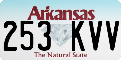 AR license plate 253KVV