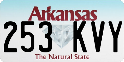 AR license plate 253KVY