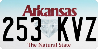 AR license plate 253KVZ
