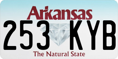 AR license plate 253KYB