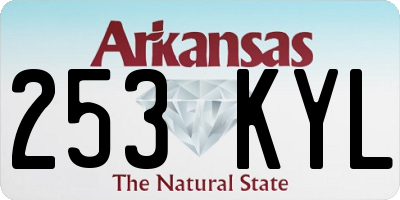 AR license plate 253KYL