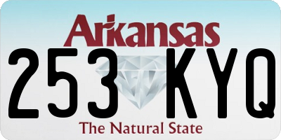 AR license plate 253KYQ