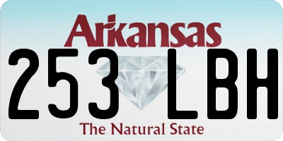 AR license plate 253LBH