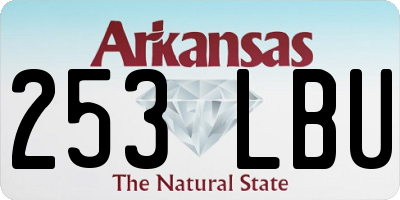 AR license plate 253LBU