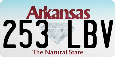 AR license plate 253LBV