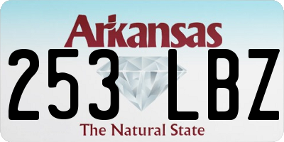 AR license plate 253LBZ