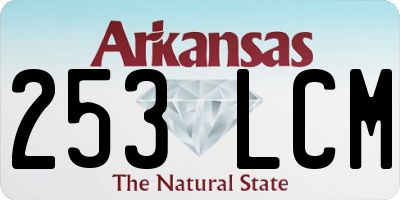 AR license plate 253LCM