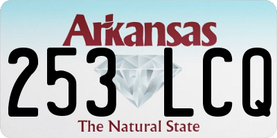 AR license plate 253LCQ