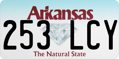 AR license plate 253LCY