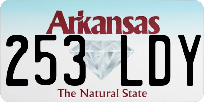 AR license plate 253LDY