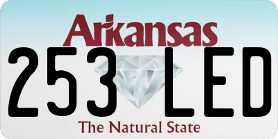 AR license plate 253LED