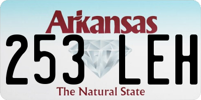 AR license plate 253LEH