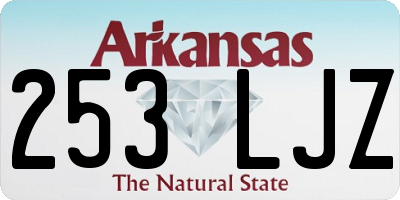 AR license plate 253LJZ