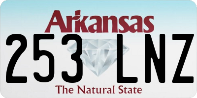 AR license plate 253LNZ