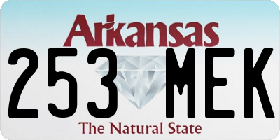 AR license plate 253MEK