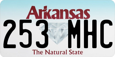 AR license plate 253MHC