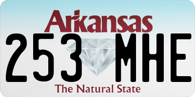 AR license plate 253MHE
