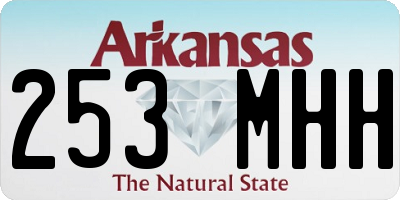 AR license plate 253MHH