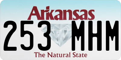 AR license plate 253MHM