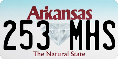 AR license plate 253MHS