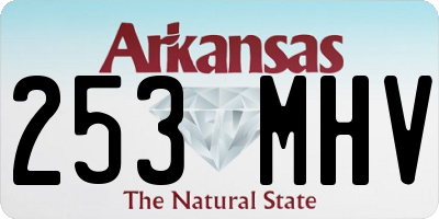 AR license plate 253MHV