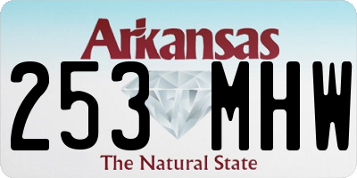 AR license plate 253MHW