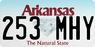 AR license plate 253MHY