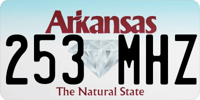AR license plate 253MHZ