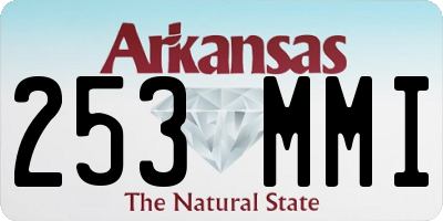 AR license plate 253MMI
