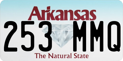 AR license plate 253MMQ
