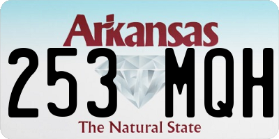 AR license plate 253MQH