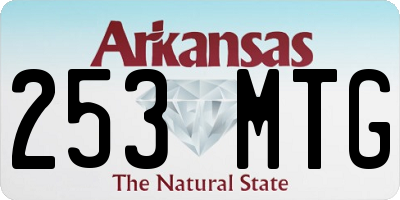 AR license plate 253MTG