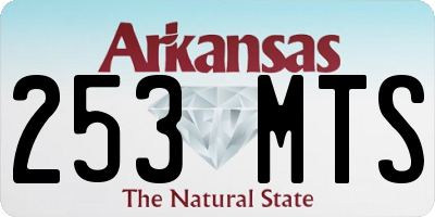 AR license plate 253MTS