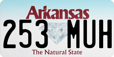 AR license plate 253MUH