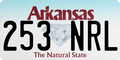 AR license plate 253NRL