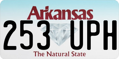 AR license plate 253UPH