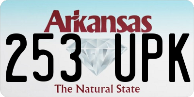 AR license plate 253UPK