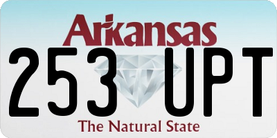 AR license plate 253UPT