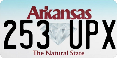 AR license plate 253UPX