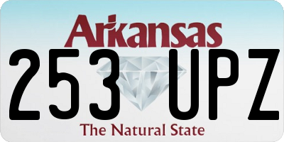 AR license plate 253UPZ