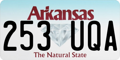 AR license plate 253UQA
