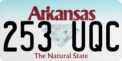 AR license plate 253UQC