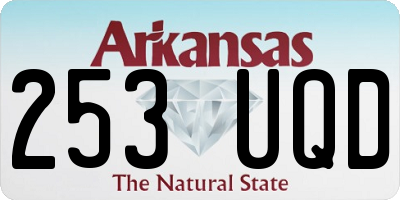 AR license plate 253UQD