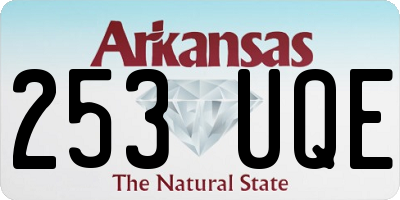 AR license plate 253UQE