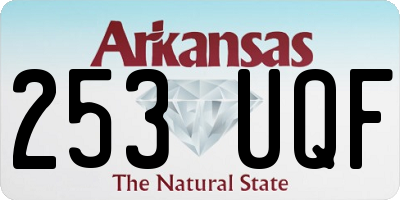 AR license plate 253UQF