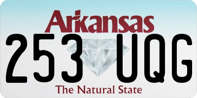 AR license plate 253UQG