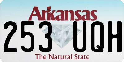 AR license plate 253UQH