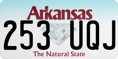 AR license plate 253UQJ